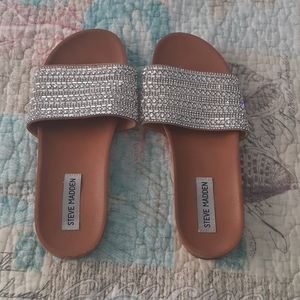 Steve Madden Bling Slide Sandals